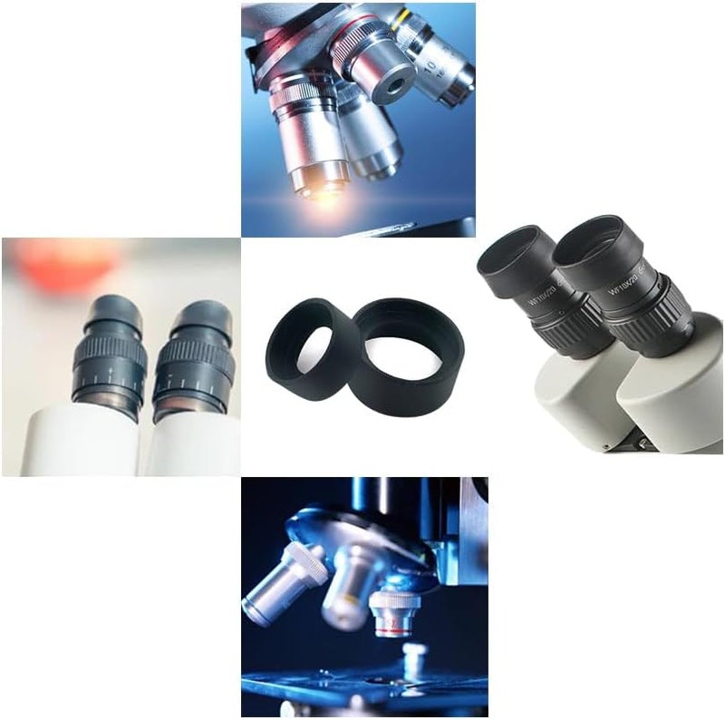 SKYPRO 2PCS 26mm Aperture Shiel for Microscope Telescope Eyepiece Eye Piece Rubber Eye Cups - Image 3